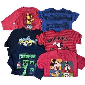 6 Character shirts